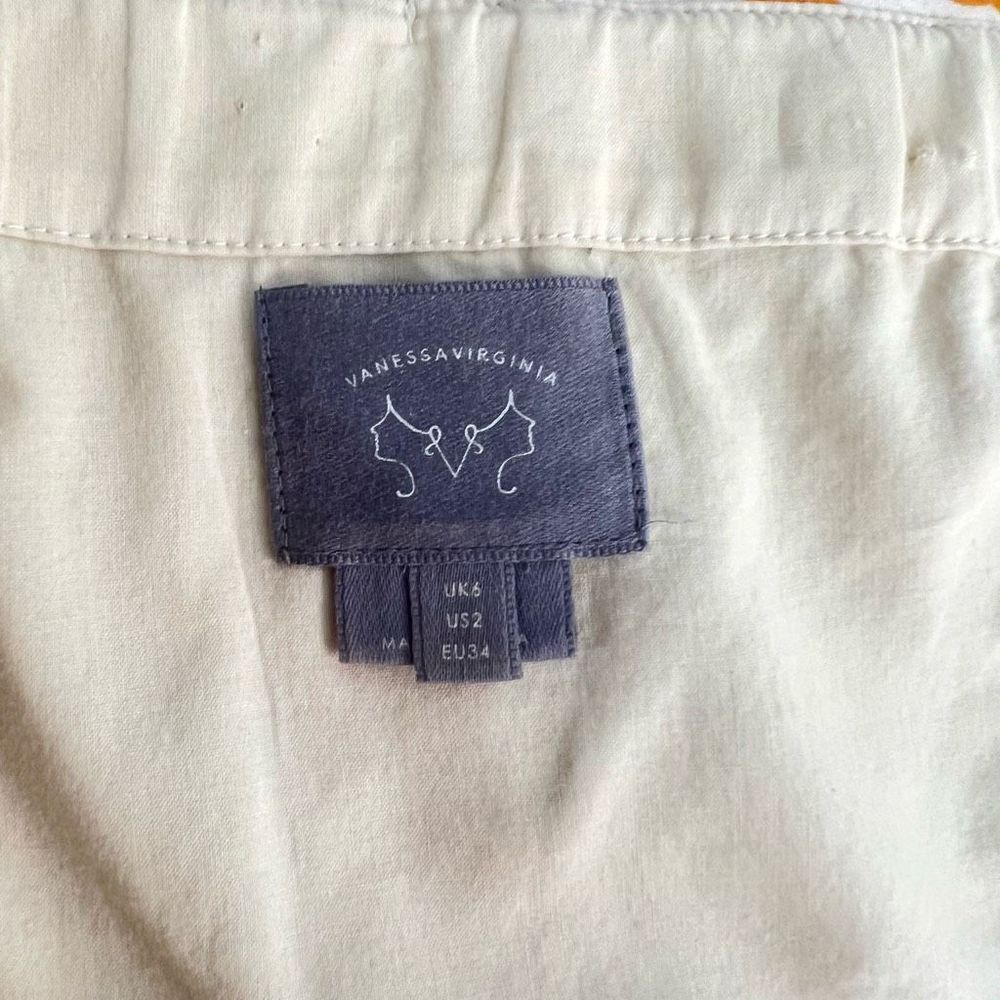 Vanessa Virginia Anthropologie strapless chain sweetheart summer dress size 2 - Picture 9 of 12